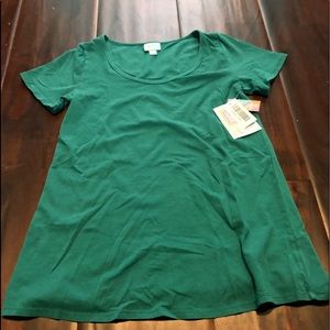 Lularoe classic Tee xxsmall  NWT TEAL